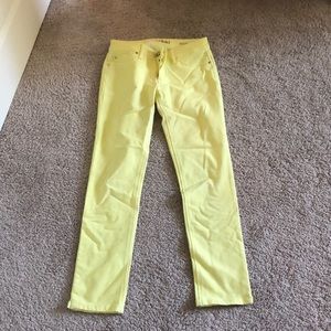 DL1961 Neon Yellow Jeans skinny